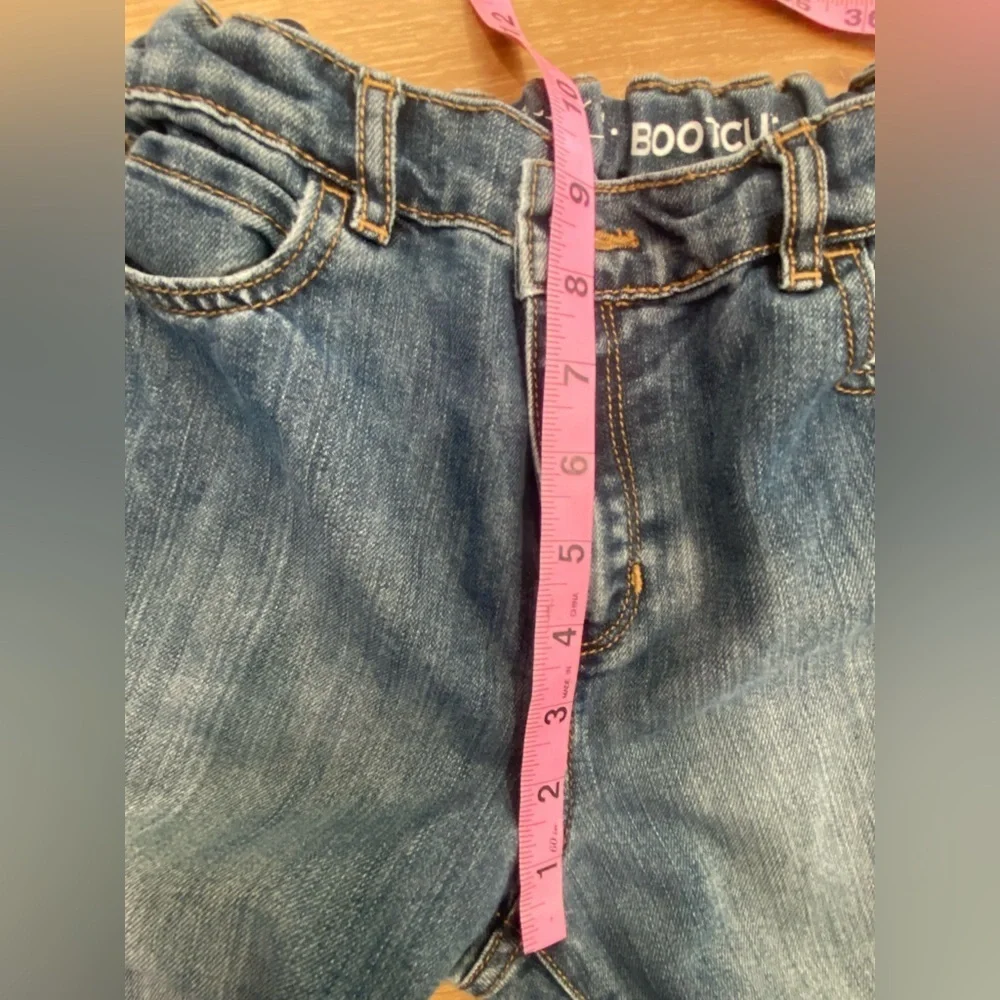 The Children's Place Boy’s Jeans Size 12 Bootcut Adjustable Waist Medium Wash